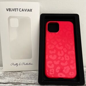Velvet Caviar Red Hot Leopard iPhone 13 Case. EUC!